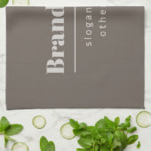 ダッはっきりしたクモダン&ライトベージュブランドまたはビジネス キッチンタオル (折り畳み)