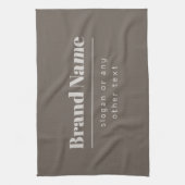 ダッはっきりしたクモダン&ライトベージュブランドまたはビジネス キッチンタオル (縦)