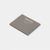 ダッはっきりしたクモダン&ライトベージュブランドまたはビジネス ポストイット (アングル)