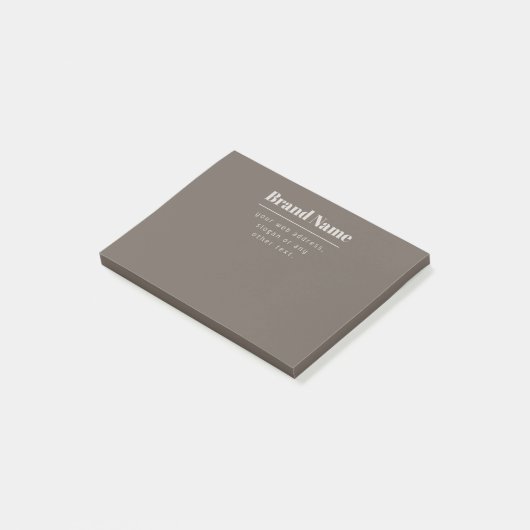 ダッはっきりしたクモダン&ライトベージュブランドまたはビジネス ポストイット (アングル)