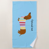 ダッカラフルシュントビーチタオル ビーチタオル (正面)