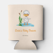 ダッキング男女兼用赤ちゃんシャワー 缶クーラー (裏面)