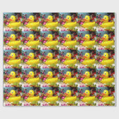 ダッキーのクリスマスI ラッピングペーパー (フラット)