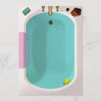 ダッキーのベビーシャワー招待状 招待状