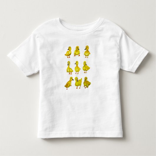 ダッキー（アヒルちゃん）シャツ トドラーTシャツ (正面)
