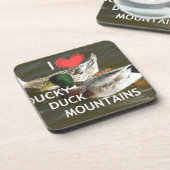 ダッキー（アヒルちゃん）ダック山。 コースター (左側)