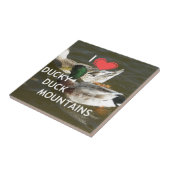 ダッキー(アヒルちゃん)ダック山。 タイル (側面)