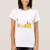 ダッキー(アヒルちゃん)ファミリ Tシャツ (正面)