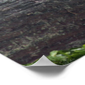 ダッキー(アヒルちゃん)プリント縁どなし-24x20その他のサイズ利用可能 ポスター (角)