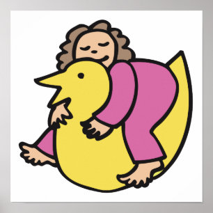 ダッキー(アヒルちゃん)夢 ポスター