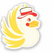 ダッキー(アヒルちゃん)、悪魔の王 シール (正面)