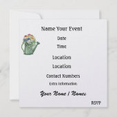 ダッキー（アヒルちゃん）招待状- SRF 招待状 (裏面)