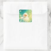 ダッキー（アヒルちゃん）日のJoy スクエアシール (バッグ)