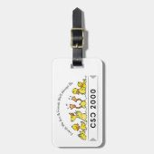 ダッキー(アヒルちゃん)荷物タグ ラゲッジタグ (正面縦)