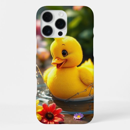 ダッキー(アヒルちゃん) iPhoneケース (裏面)