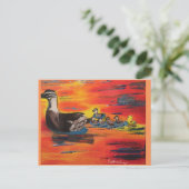 ダッキー・サンセット ポストカード (スタンド正面)