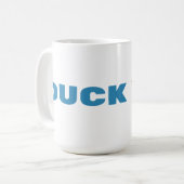 ダッキー・ユー おしゃれなアヒル コーヒーマグカップ (正面左)