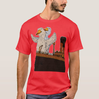 ダックおもしろいスゲーズパンミームメンズ女子おもしろいダック行く Tシャツ