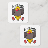 ダックおもしろいテープ スクエア名刺 (正面/裏面)