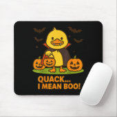 ダックおもしろいハロウィーンの衣装 – Quack I mean Boo Qu マウスパッド (マウス)