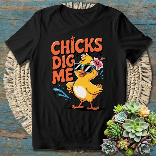 ダックおもしろいプンチックスDig Me -動物愛好家 Tシャツ