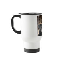 ダックおもしろい狩りチョコレートラボ迷彩柄コーヒーマグ