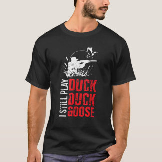 ダックおもしろい狩り Tシャツ