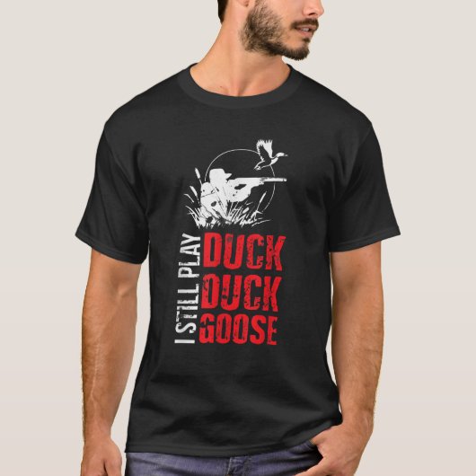 ダックおもしろい狩り Tシャツ (正面)