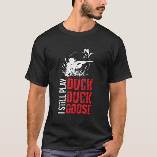 ダックおもしろい狩り Tシャツ (正面)