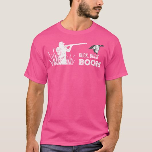 ダックおもしろい狩りTシャツ Tシャツ (正面)