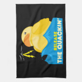 ダックおもしろい キッチンタオル (縦)