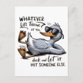 ダックおもしろい ポストカード (正面)