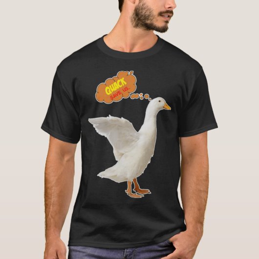 ダックお尻 Tシャツ (正面)