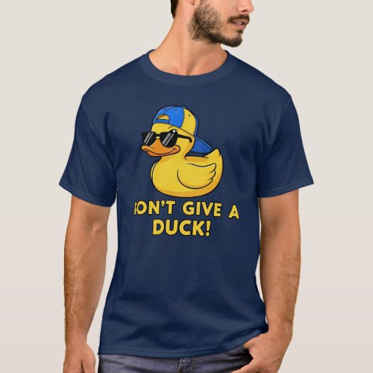 ダックに構うな ワードプレイ Tシャツ (正面)