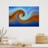 ダックのゴールデン・ウェーブとその他の水鳥ポスター ポスター (キッチン)