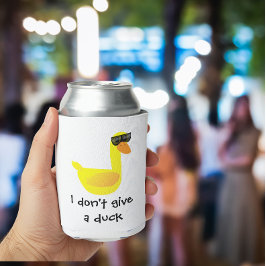 ダックのユーモアなんて気にしない 缶クーラー