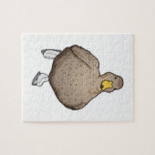 ダックアイススケートで滑るアイススケート ジグソーパズル (横)