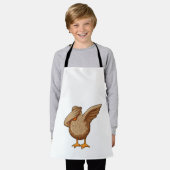 ダックアットヒップホップダンスダブ エプロン (着用した状態)