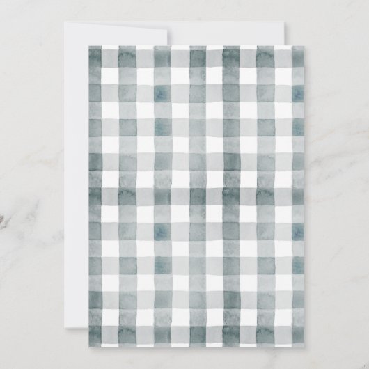 ダックアヒルDeuce水の色の男の子の写真2nd誕生日 招待状 (裏面)