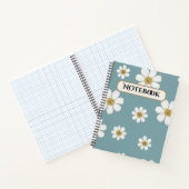 ダックエッグブルーデイジー付きオリジナル ノートブック (内部)