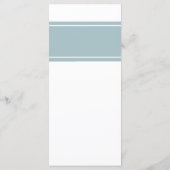 ダックエッグブルーモダンのメ結婚ニュー メニュー (裏面)