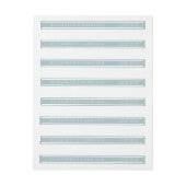 ダックエッグブルーモダン結婚ズ ラップアラウンドラベル (シート)