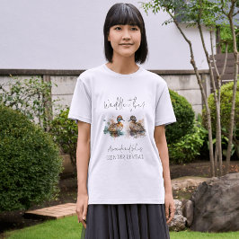 ダックエレガントジェンダーの明け方を覆す Tシャツ