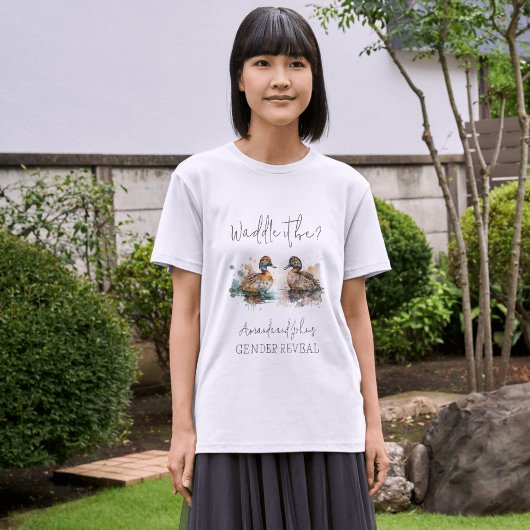 ダックエレガントジェンダーの明け方を覆す Tシャツ