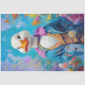 ダックエレガント春お洒落デクページ 薄葉紙 (正面)