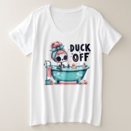 ダックオフ プラスサイズTシャツ
