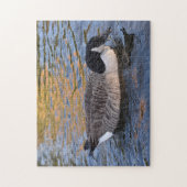 ダックオンザウォーターリージェントズパークロンドンUK ジグソーパズル (縦)