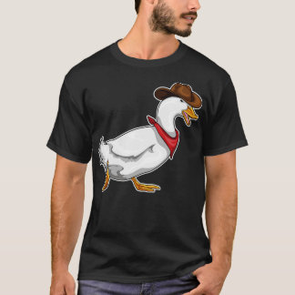 ダックカウボーイカウボーイハット Tシャツ