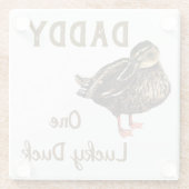 ダックガラスコースター ガラスコースター (裏面)