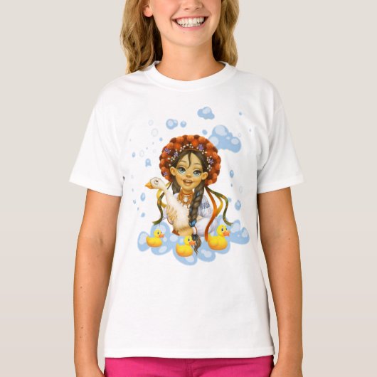 ダックガールTシャツ Tシャツ (正面)